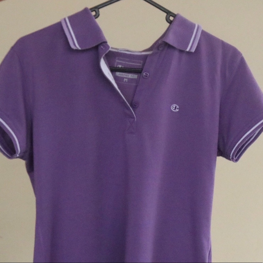 Purple champion polo